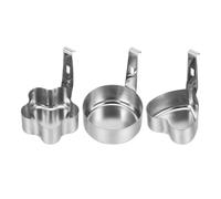 Egg Poaching Cups - 3 Pieces Non Stick Stainless Steel Hangable Reusable