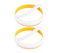Egg Rings For Griddle- 2 pezzi tondo stampo friggere Eggs Ring | 10,2 x 10,2 x 2,5 cm Circle Eggs Mold | Kitchen Gadgets For Breakfast Brunch Morning Pancake Meal Prep Omelet Burger BBQ English