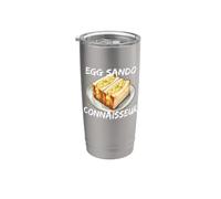 Egg Sando Connaisseur amante gourmet sommelier professionale Bicchiere termico in acciaio inox doppia parete