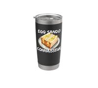 Egg Sando Connaisseur amante gourmet sommelier professionale Bicchiere termico in acciaio inox doppia parete