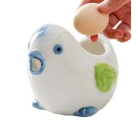 Egg Separator - 3.39 Inches, Ceramic Yolk Separator Bowl, Bird Shape | Food-Grade Reusable Ceramic, Smooth Design | Baking Tool for Separating Egg Whites and Yolks in Kitchen, Bakery, Cafe, Home o