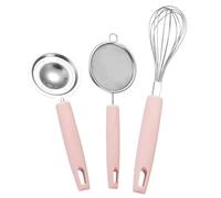 Egg Separator, Long Handled Whisk White Extractor, Yolk Divider and Strainer, Stainless Steel Sieve Tool with 9-Inch Size, Ideal for Baking, Camping, Picnic & Cooking Use