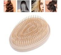 Egg Shape Hair Brush, 4Pcs Hair Comb for Shampoo Massage, Portable Hair Styling Brush Comb for Salon Home (Yellow)