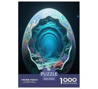 Egg Shaped Ocean Cave 1000 Pezzi Adulti Puzzle Bambini Intrattenimento Fantasy Art Style Creativo Giochi Antistress Giocattolo 70x50cm/1000pcs
