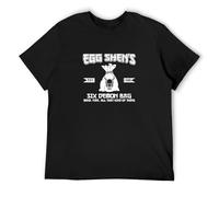 Egg Shens Bag Big Trouble in Little China Men's Cotton T-Shirt Black Shirt Top Tee M