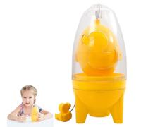 Egg Spinner - Frullatore compatto di proteine e tuorli, innovativo shaker per intatti, uova purè | Include affettatrice e sistema di coulisse per creazioni dorate e cotte