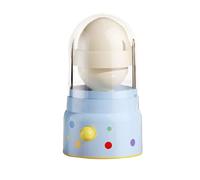 Egg Spinner - Manual Pull Mixer for Shell-Free Blending, Fast Blend with Whisk Function, Shaker for Home Kitchen and Travel Use, Transparent Body, Compact Packaging, 4.3 Inches