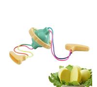 Egg Spinner Scrambler, Mixer tuorlo d',Macchina manuale per budini per uova con corde da tirare | Frullatore per tuorlo d', strumento per cucinare le uova, utensile da cucina per domestica