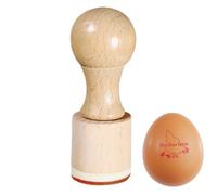 egg stamper - farm egg stamper | egg marker | egg stamp | Rubber Stamper Farm Egg Labels | Multi-Functional Fresh Egg Markers | Exquisite Egg Marking Inking Stamp for Clay | Paper Crafting