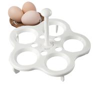 Egg Steamer Rack - Boiled Egg Steamer | Multipurpose 4 Holes Pot Rack For Boiling & Baking Eggs | Kitchen Accessory Holder For Cookers | Ideal For Home, Camping, Apartments & Countertops