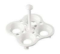 Egg Steamer Rack - Boiled Egg Steamer | Multipurpose 4 Holes Pot Rack For Boiling & Baking Eggs | Kitchen Accessory Holder For Cookers | Ideal For Home, Camping, Apartments & Countertops