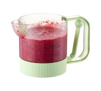 Egg Stir Cup, Semi Automatic Whisk Cup, Manual Press Egg Mixer with Container, Kitchen Tool, Food Mixing Cup with Easy Use, Dining Room Accessory Baking Restaurant Home Cafe Dining Room