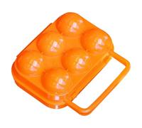 Egg Storage Container - Portable Food Organizer Case, Camping Meal Carrier | Shockproof Portable Oval Holder Storage System, Reusable Hard Shell Travel Protection Organizer Case With Outdoor Kitchen P