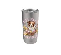 Egg-stra - Cestino pasquale adorabile pastore australiano Bicchiere termico in acciaio inox doppia parete