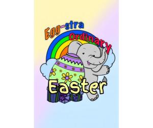 Egg-Stra-Ordinary Easter Coloring Book: Egg-Straordinary Easter: 100 Detailed Kawaii Coloring Pages for Kids, Teens, and Adults - A Portable 6x9 Mega-Book of Easter Eggs and Cute Animals