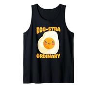 Egg-Stra, Simpatico Gioco di Parole a Forma di Uovo Fritto Canotta