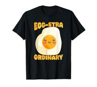 Egg-Stra, Simpatico Gioco di Parole a Forma di Uovo Fritto Maglietta
