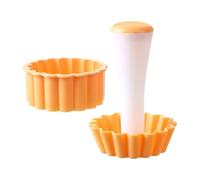 Egg Tart Mold Set - 3.35inch Baking Mold | Non Stick Reusable Dessert Molds - Egg Tart Muffin Cheesecake Pudding Tartlet Bakings Cups Kitchen Baking Tool Set for Home Use