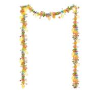 Egg Tinsel LED Garland - Moldable, Hangable Easter Egg Tinsel with LED Lights, Decorative Twist Garland For, Fence, Porch, Wall, Arch, Stair Railings, Ceiling, Classroom & New Year Parties