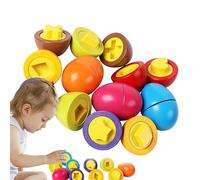 Egg Toy, Egg Toy | Set di Uova da Gioco da 8 - Abbinare Il riconoscimento della Forma del Colore