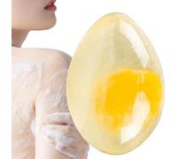 Egg White Soap - Egg White Soap For Face, Egg Shape Scented Botanical Soap Bar, Egg White Bar Soap, Advanced Handmade Egg Shaped with Kojic & Hyaluronic Acid Soap (1, 1pcs)