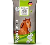 Eggersmann Mein Pferdefutter Derma Vital Cubes 25 kg - Mangime complementare per Cavalli - Mangime supplementare Ideale per Problemi di Pelle e Pelliccia, con chelato di Zinco, Selenio, vitamine del
