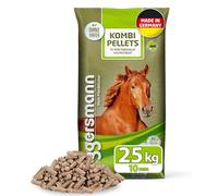 Eggersmann Mein Pferdefutter Combi Pellets 10 mm 25 kg - Mangime misto pelletizzato per cavalli e pony - Complemento ideale per l'alimentazione di avena e fieno - cibo per cavalli riduce le proteine e