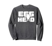 Egghead - Maglietta divertente per barbecue Kamado Smoker Grilling Pitmaster Felpa