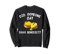 Eggs Benedict Apparel - Simpatico Design per Amanti delle Uova Felpa