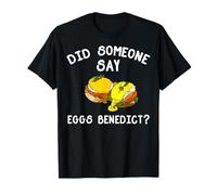 Eggs Benedict Apparel - Simpatico Design per Amanti delle Uova Maglietta