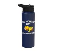 Eggs Benedict Apparel - Simpatico design per amanti delle uova Stainless Steel Insulated Water Bottle