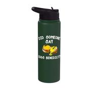 Eggs Benedict Apparel - Simpatico design per amanti delle uova Stainless Steel Insulated Water Bottle