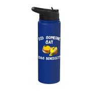 Eggs Benedict Apparel - Simpatico design per amanti delle uova Stainless Steel Insulated Water Bottle