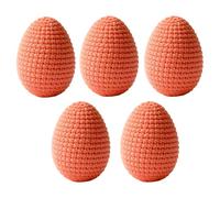 Eggs For Easter, 5 Pieces Knitted Spring Garland Crafts, Stunning Design Fake Easter Eggs, Versatile Occasions For Wreath Garland Home Dining Workplace Party Celebration Vase