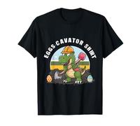 Eggscavator - Camicia Dino Easter Egg Hunt Adventurer Maglietta