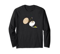 Eggsorcism, esorcismo bedeviled Uovo Halloween Cibo Gioco di Parole Maglia a Manica