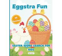 Eggstra Fun Easter Word Search for Kids or Adults: 8.5x11 inches, 60 Puzzles to Choose From, Chicken Easter Word Search Puzzles for Grown Ups and Children