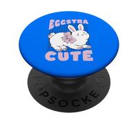 Eggstra, grazioso coniglietto pasquale PopSockets PopGrip Adesivo