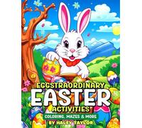 Eggstraordinary Easter Activity Book - Coloring, Mazes, and More!