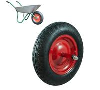 RUOTA PNEUMATICO CARRIOLA 3.50 - 8 RICAMBIO ASSE LUNGO 155mm MODELLO VESPA GOMMA