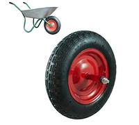 RUOTA PNEUMATICO CARRIOLA 3.50 - 8 RICAMBIO ASSE LUNGO 155mm MODELLO VESPA GOMMA