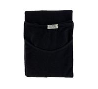 EGI Canotta Donna Spallina Larga Cashmere Ultra Light (S/M, Nero)