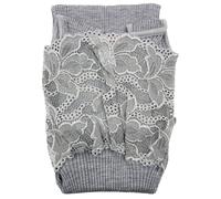 EGI Canotta Intima Donna a Costine in Lana Merinos e Microfibra - Canottiera a Spalla Larga con Pizzo, Sottogiacca Elegante, Morbida, Calda e Leggera Termica Invernale Made in Italy