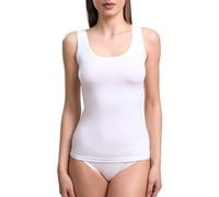 EGI Canotta Spalla Larga Donna Micromodal Senza Maniche Intimo Elegante Morbido Made in Italy (IT, Testo, L, Regular, Regular, Bianco)
