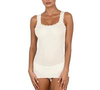 Canotta intima donna LANA e SETA canottiera elegante spalla larga in con pizzo
