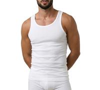 EGI Canottiera Uomo Spalla Larga in 100% Cotone Naturale, Canotta Intima Maschile Bianca e Traspirante, Sottomaglia per Uso Quotidiano e Sport Art. 5400 (IT, Testo, M, Regular, Regular)