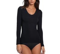 EGI Maglia Donna Lana Seta Manica Lunga paricollo Intimo Termico Caldo Elegante Made in Italy, Art. 143 (5n)