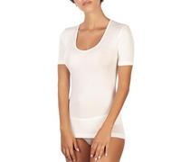 EGI Maglia Donna Lana Seta Mezza Manica paricollo Intimo Caldo Termico Elegante Made in Italy, Art. 142 (4b)