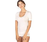 EGI Maglia Lana e Seta Semplice Manica Corta Pacco da 2 (IT, Testo, L, Regular, Regular, Bianco Lana)