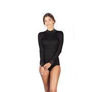 EGI Maglia Manica Lunga Lupetto Donna Pizzo Micro Wool Lana e Microfibra Invernale Made in Italy, Art. 304 (IT, Testo, L, XL, Regular, Regular, Nero)